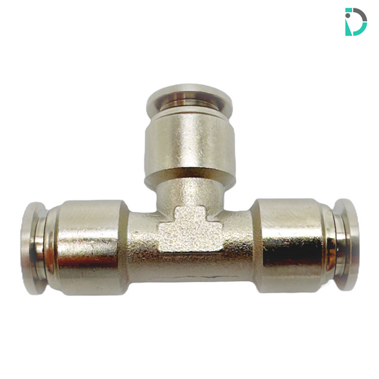 Tee Union Push-In Fitting - 1/4