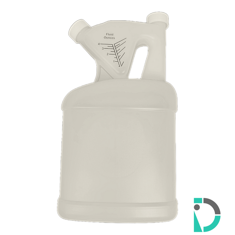 Load image into Gallery viewer, Tip n Pour / Tip n Measure - 1 Gal (128 oz) Container with 4 oz Measuring Chamber