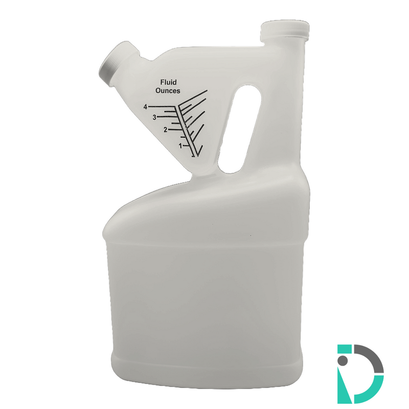 Load image into Gallery viewer, Tip n Pour / Tip n Measure - 1/2 Gal (64 oz) Container with 4 oz Measuring Chamber