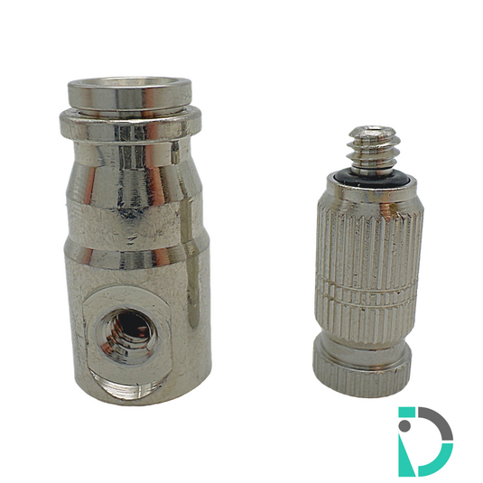 Nonfiltered Slimline Misting Nozzle with End Union
