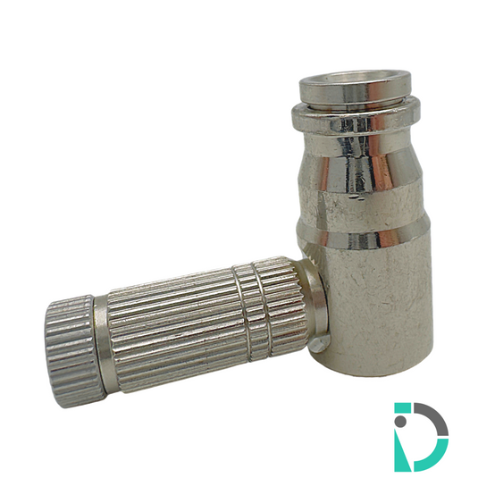 Filtered Slimline Misting Nozzle with End Union