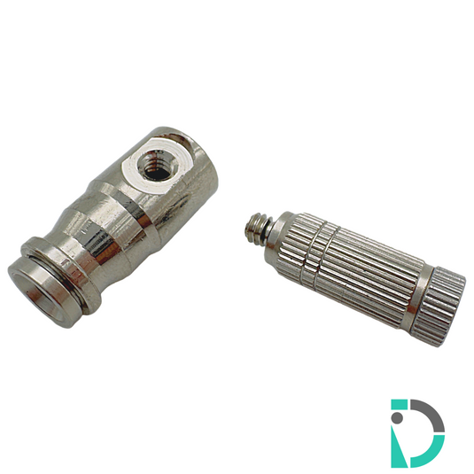 Filtered Slimline Misting Nozzle with End Union