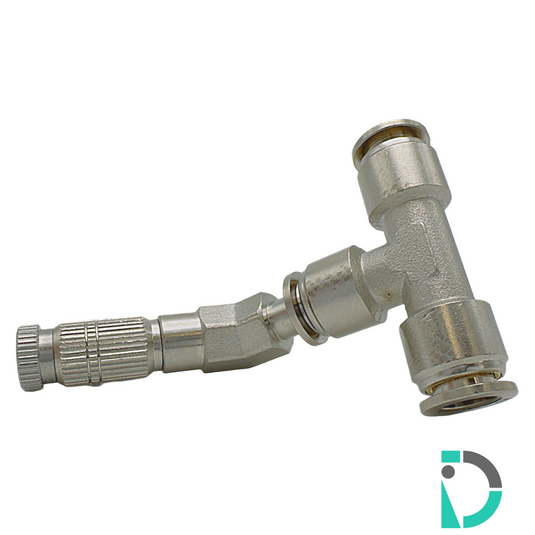 Nonfiltered Slimline Misting Nozzle with 45 Degree Adapter and Tee