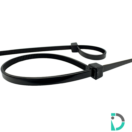 Black UV Nylon Cable / Zip Ties - 8