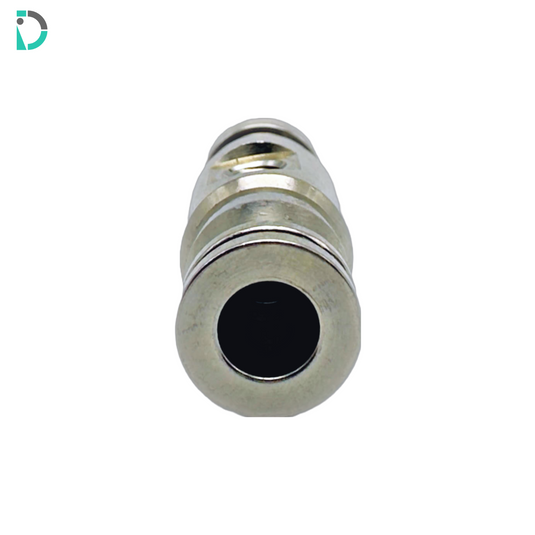 Tapped Straight Union Push-In Fitting - 1/4" with 10-24 Tapped Thread for misting systems
