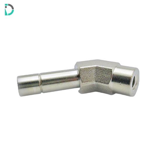 45 Degree Angled Adapter 10-24 Threaded / 1/4