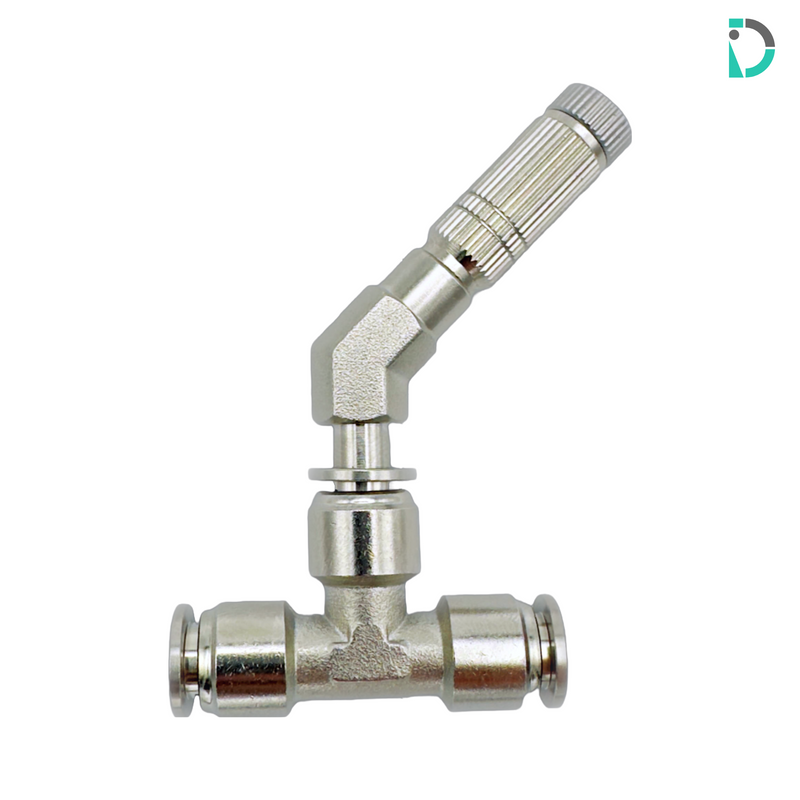 Load image into Gallery viewer, Filtered Slimline Misting Nozzle with 45 Degree Adapter and Tee
