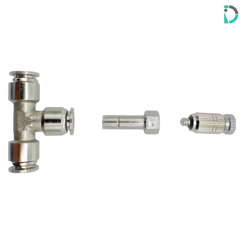 Load image into Gallery viewer, Nonfiltered Slimline Misting Nozzle with Straight Adapter and Tee