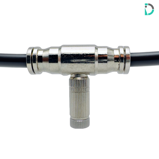 Filtered Slimline Misting Nozzle with 10-24 Tapped Coupler