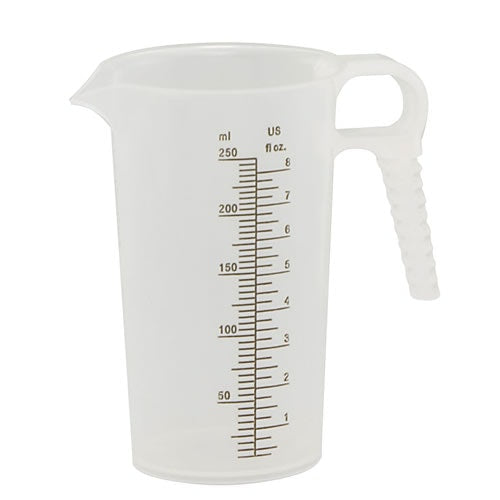 8oz (250 mL) Measuring Pitcher, Plastic - Multipurpose Chemicals, Oil, Pool and Lawn