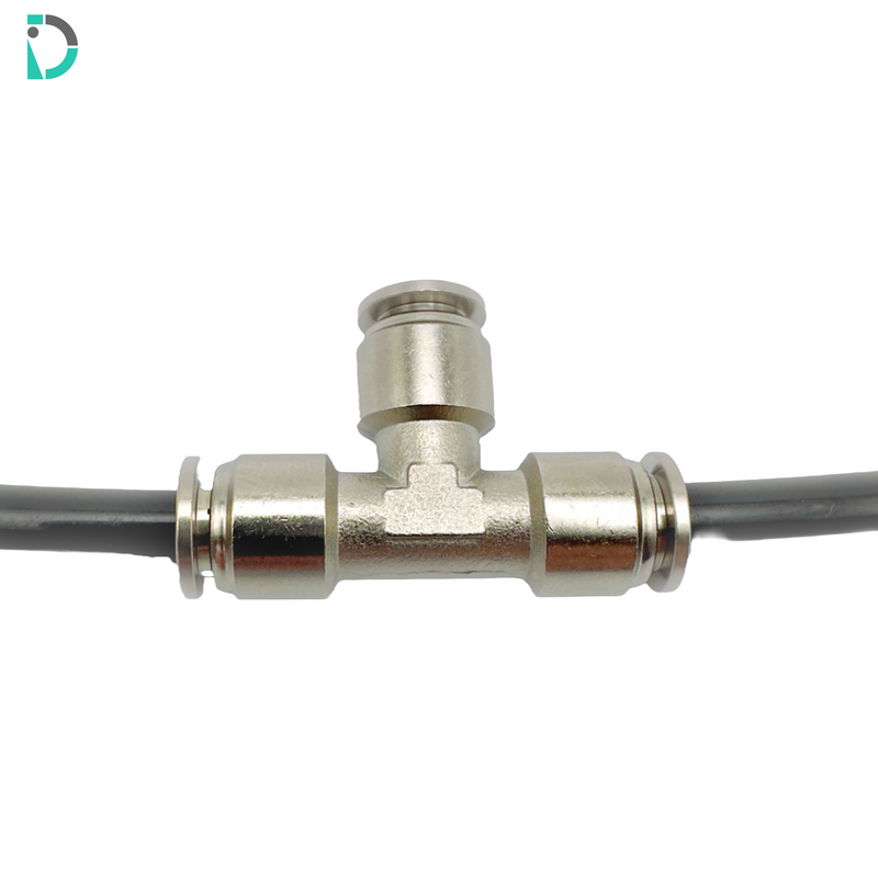 Load image into Gallery viewer, Tee Union Push-In Fitting - 1/4&quot; for misting systems
